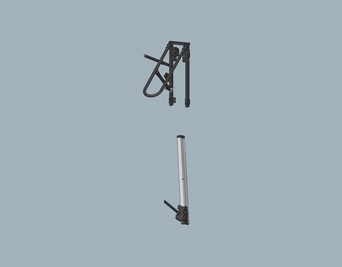 Backrack+ sykkelholder for skytteltrafikk