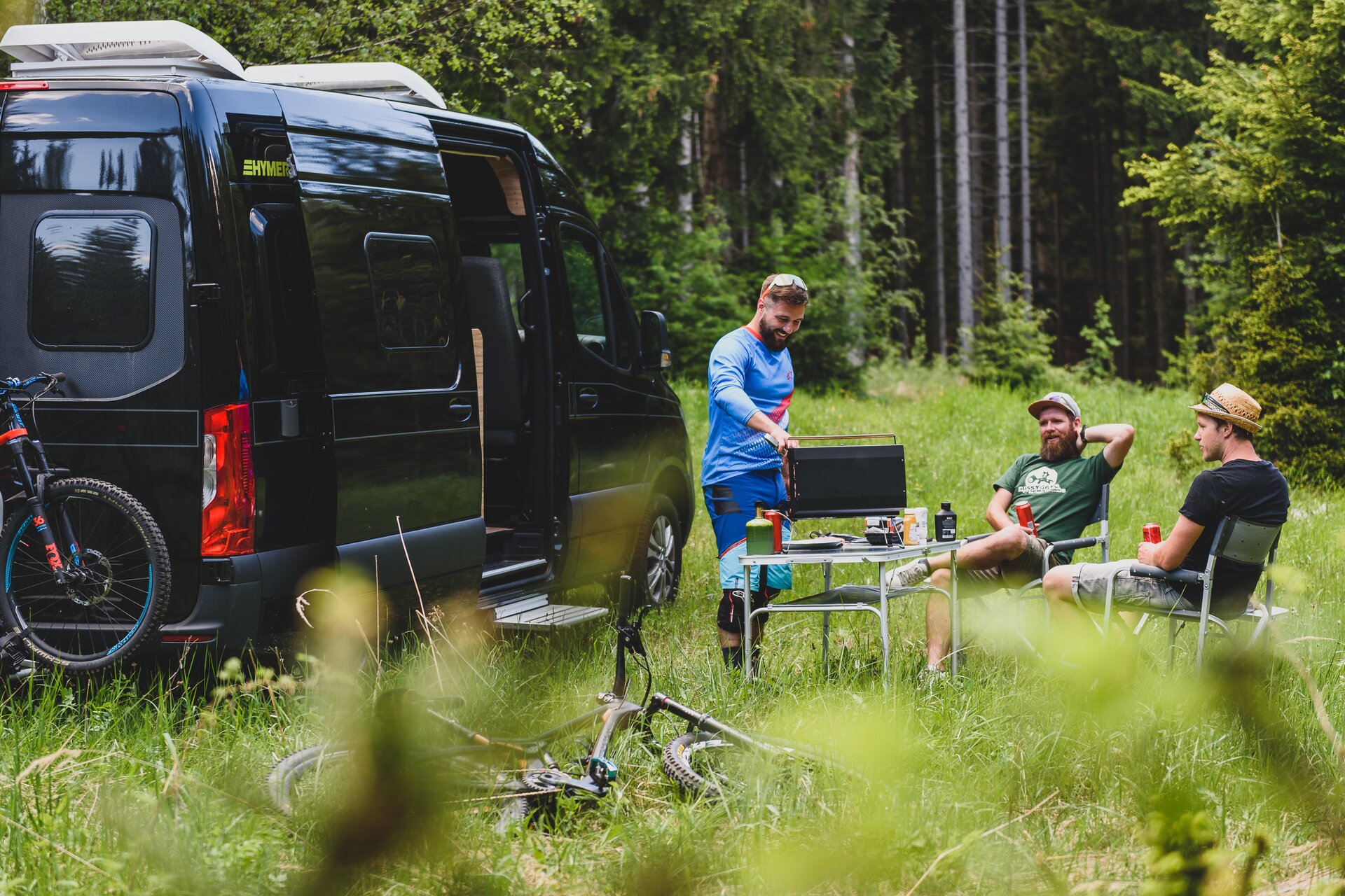 Camper en fourgon aménagé